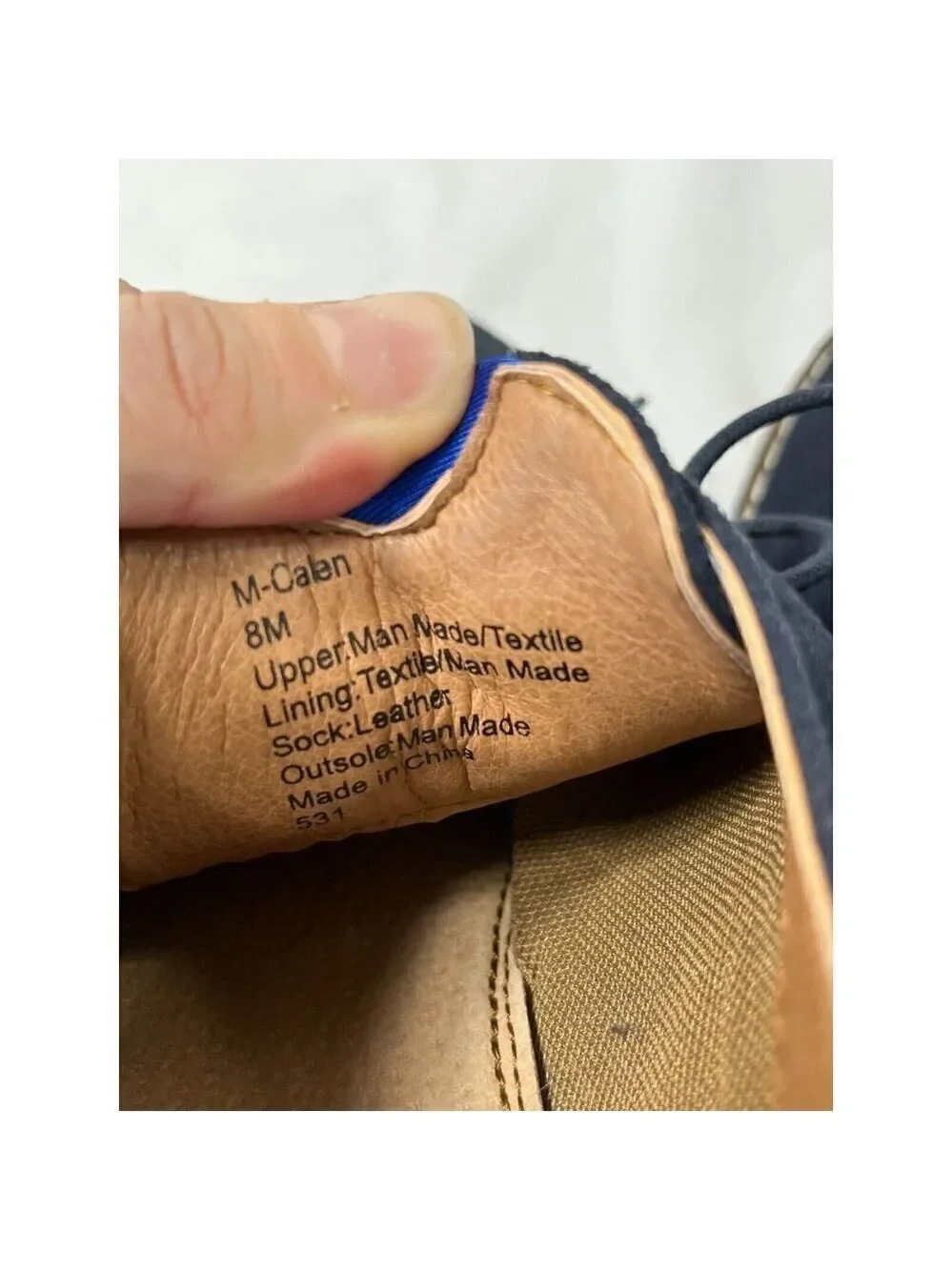 Madden Suede Oxford Shoes Men Size  8 blue
